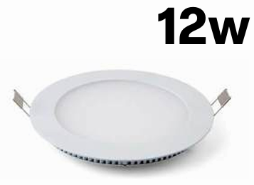 12w Round Recessed Panel