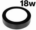 18w Black Surface Round Panel