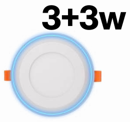 3+3w Blue Edge Panel