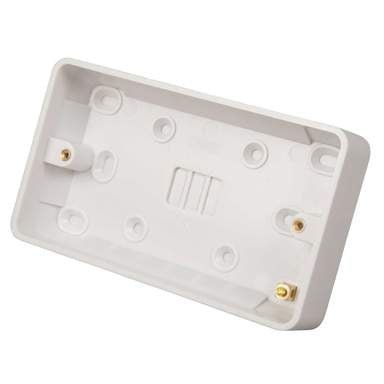 2 GANG PATTRESS BOX 25mm (5)