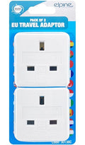 2pc 10A EU Travel Adaptor with European Pin