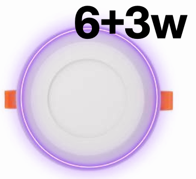 6+3w Purple Edge Panel