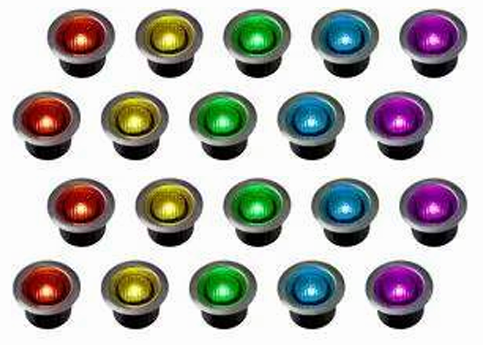 30mm RGBW Decking Lights