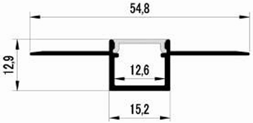 Plaster Over Aluminium Profile