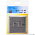 10A 2Gang 2Way Switch Black Nickel